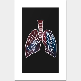 Gouached Lungs Posters and Art